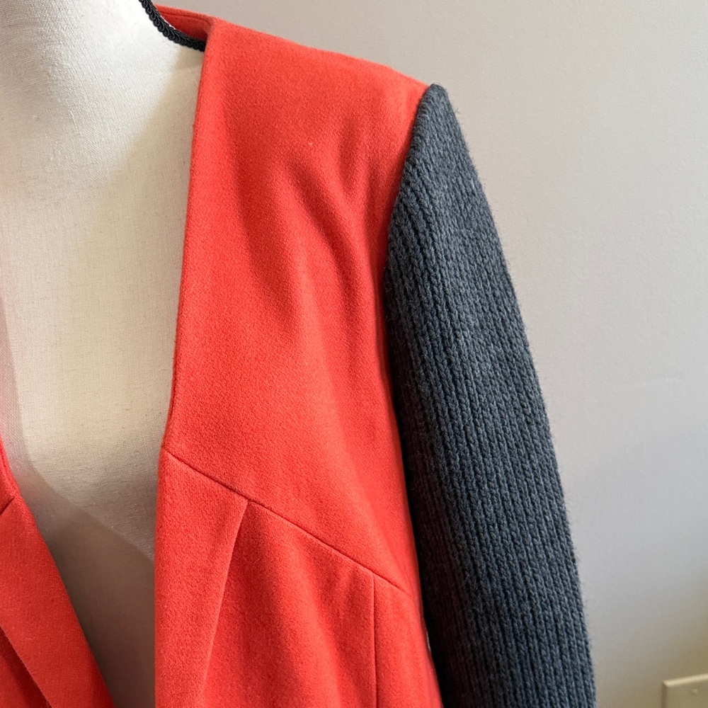 ASOS Wool Blazer Type Jacket with contrasting Cha… - image 2